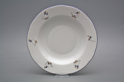 Deep plate 23cm Rose Geese AML č.1