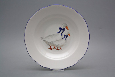 Deep plate 23cm Rose Geese IML č.1