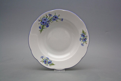 Deep plate 23cm Rose Cornflowers CAL č.1