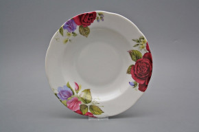 Deep plate 23cm Rose Burgundy rose CBB