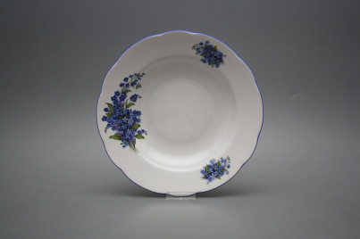 Deep plate 23cm Rose Forget-me-not CAL č.1