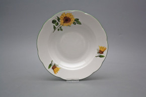 Deep plate 23cm Rose Sunflowers CZL