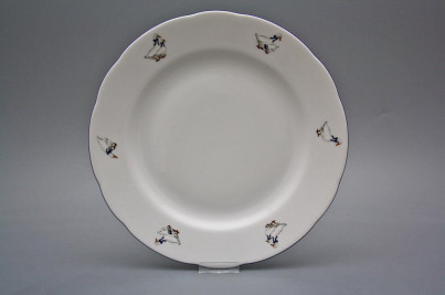 Flat plate 25cm Rose Geese AML č.1