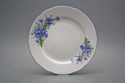 Flat plate 25cm Rose Cornflowers DAL č.1