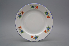 Flat plate 25cm Rose Field flowers AAL