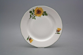 Flat plate 25cm Rose Sunflowers CZL