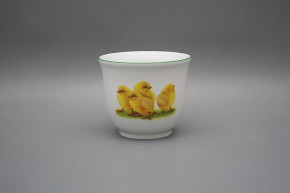 Flower pot small 13cm Easter chicks ZL