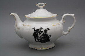 Teapot 1,2l Marie Louise Rococo dolls GL