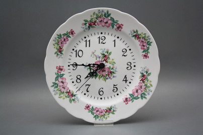 Plate clock Rose Country lane FBB č.1