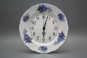 Plate clock Rose Forget-me-not AAL