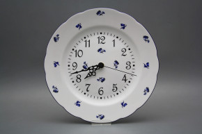 Plate clock Rose Meadow flowers Sprays BML