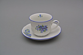 Cup high 0,16l with saucer Rose Forget-me-not AL