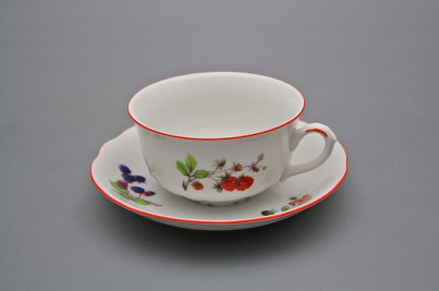 Cup low 0,18l with saucer Rose Forest berries CL č.1