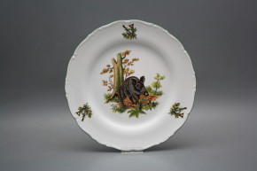 Flat plate 25cm Ofelia Wild boar GZL