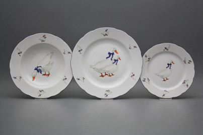 Plate set Rose Geese 24-piece FML č.1