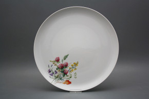 Flat round dish 30cm Tom Flowering meadow Pattern A HBB