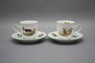 Coffee cup 0,18l and saucer Ofelia Big game ZL č.1