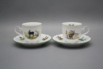 Coffee cup 0,18l and saucer Ofelia Mountain game ZL č.1