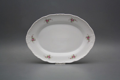 Oval dish 28cm Verona Pink roses ABB č.1