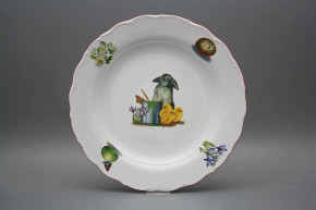 Flat round dish 31cm Verona Easter Pattern C GCL