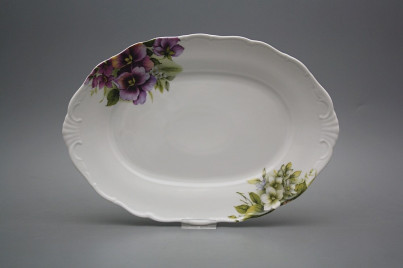 Oval dish 32cm Verona Pansy DBB č.1