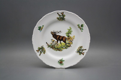 Flat plate 25cm Ofelia Roaring deer FBB č.1