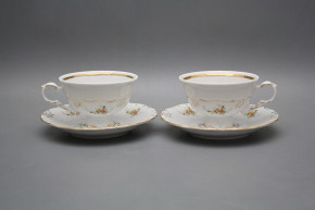 Tea cup 0,16l and saucer Maria Louise Tea roses GL