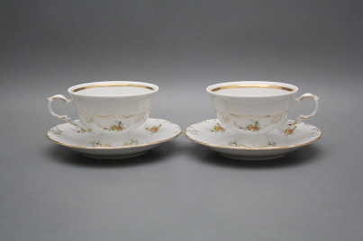 Tea cup 0,16l and saucer Maria Louise Tea roses GL č.1