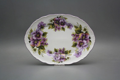 Oval dish 28cm Verona Pansy EFL č.1