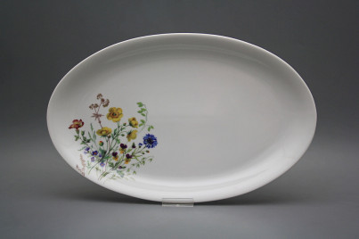 Oval dish 36cm Coup Flowering meadow Pattern B HBB č.1