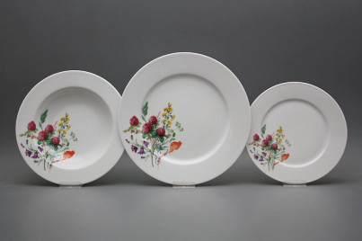 Plate set Nina Flowering meadow Pattern A 24-piece HBB č.1