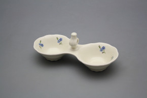 Salt cellar double Ofelia Ivory Forget-me-not Sprays BB