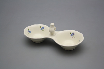 Salt cellar double Ofelia Ivory Forget-me-not Sprays BB č.1