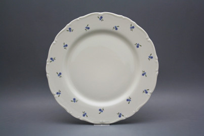 Flat round dish 30cm Ofelia Ivory Forget-me-not Sprays ABB č.1