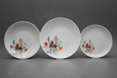 Plate set Coup Flowering meadow Motive A 24-piece HBB č.1