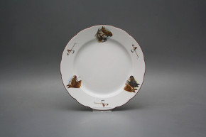 Dessert plate 19cm Rose Horses AHL