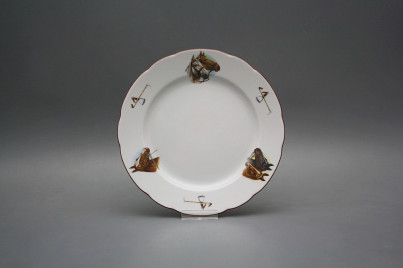 Dessert plate 19cm Rose Horses AHL č.1