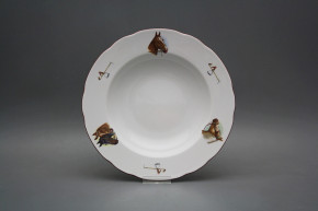 Deep plate 23cm Rose Horses AHL