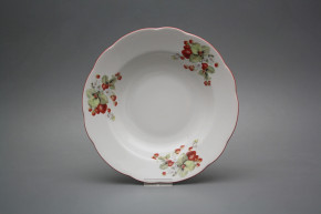 Deep plate 23cm Rose Strawberries CCL