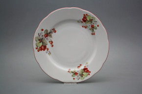 Flat plate 25cm Rose Strawberries CCL