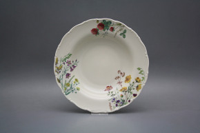 Deep plate 23cm Ofelia Ivory Flowering meadow CBB