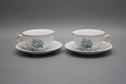 Cup low 0,18l with saucer Verona Lavender HFL č.1