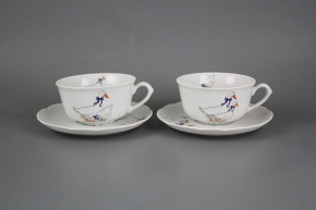 Cup low 0,18l with saucer Rose Geese BB