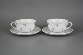 Cup low 0,18l with saucer Rose Forget-me-not Sprays BB