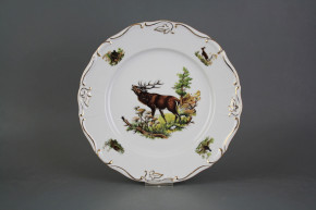 Flat plate 25cm Marie Louise Roaring deer GGL LUX