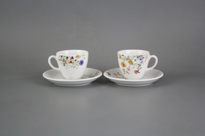 Cup 0,08l with saucer Isabelle Flowering meadow Pattern B HBB č.1