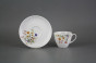 Cup 0,15l with saucer Isabelle Flowering meadow Pattern B HBB č.2