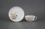 Cup low 0,18l with saucer Isabelle Flowering meadow Pattern B HBB č.2