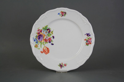 Flat plate 25cm Marie Louise Pearl EBB č.1