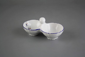 Salt cellar double Rose Geese ML